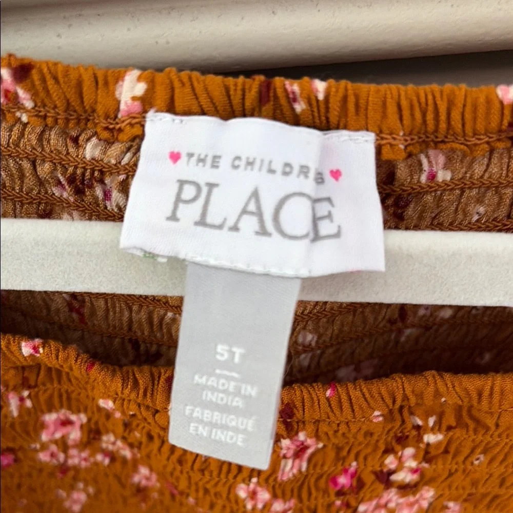 The Children’s Place Fall Floral Long Sleeve Dress 5T like new 3 for $20